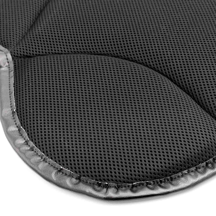 Impact Gel Mesh Seat Saver Horse Saddle Cushion, Black - 4UA7 - Black - 5
