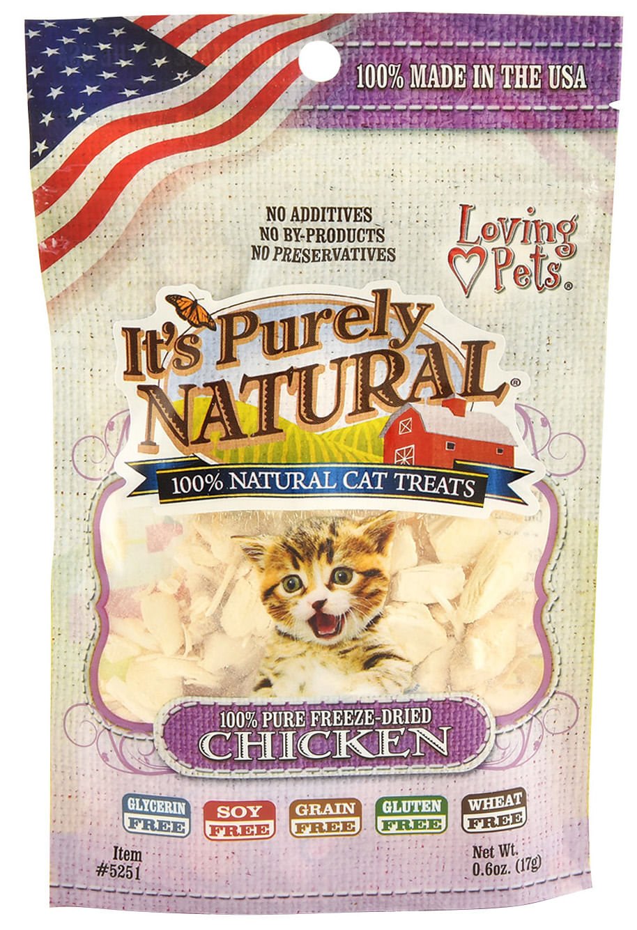 It's Purely Natural USA Cat Treats - ZO2G - Chicken - 1