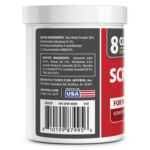 Jeffers Scratches Away Zinc Oxide Paste Size 8 oz