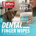 Jeffers Pet Dental Finger Wipes for Dogs & Cats, 50 Count Count 