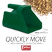 Jeffers 3 Quart Super Scoop for Grain or Feed - IASP - Dark Green - 15
