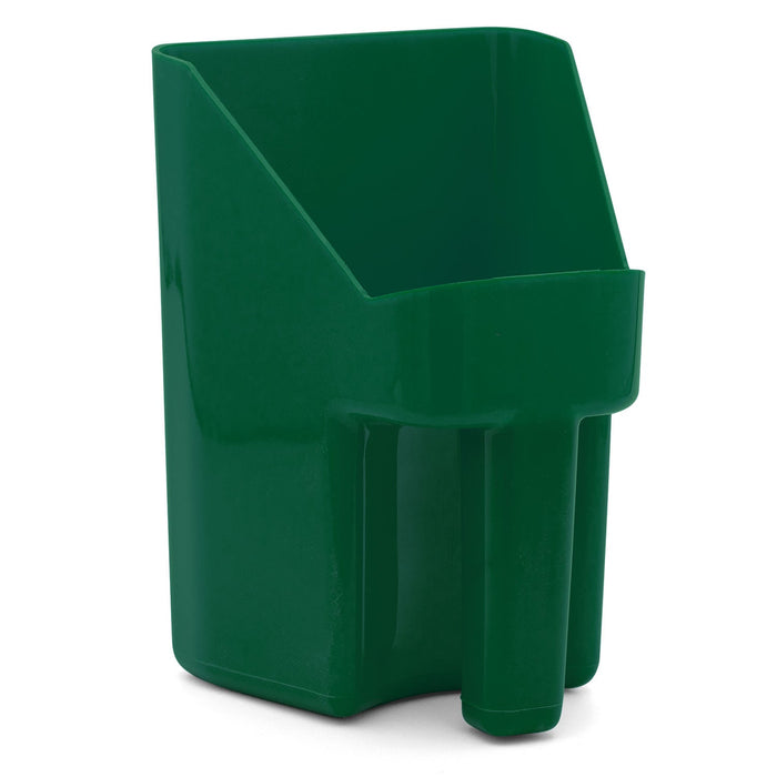 Jeffers 3 Quart Super Scoop for Grain or Feed - IASP - Dark Green - 12