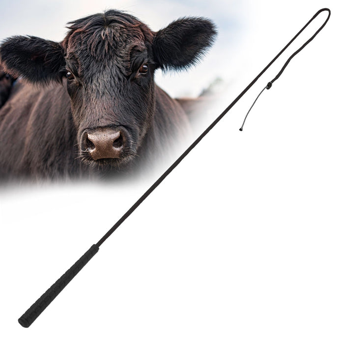 Jeffers 50" Stockyard Whip, 18" Drop - IAW7 - Black - 1 ct - 1