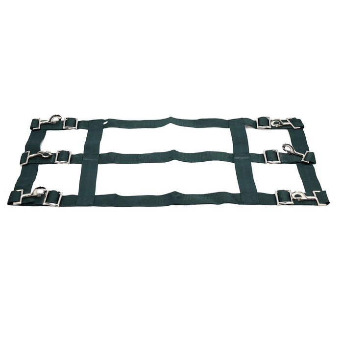 Jeffers Adjustable Horse Stall Guard - IAPE - Green - 18" H x 36"L to 48"L - 1