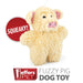 Jeffers Animal Fuzzies Plush Squeaker Dog Toys - I7J6 - Pig - 1 ct - 16