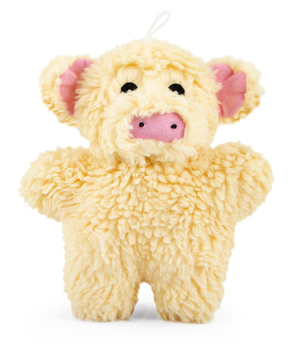 Jeffers Animal Fuzzies Plush Squeaker Dog Toys - I7J6 - Pig - 1 ct - 13