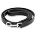 Jeffers Black Padded Leather Pet Leash - I2E6 - 5/8"W x 4'L - 8