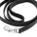 Jeffers Black Padded Leather Pet Leash - I2E6 - 5/8"W x 4'L - 6