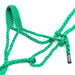 Jeffers Braided Mule Tape Halter with 10' Lead for Horses - JEF11H - Green - Full - 22