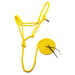 Jeffers Braided Mule Tape Halter with 10' Lead for Horses - JEF11K - Yellow - Full - 5