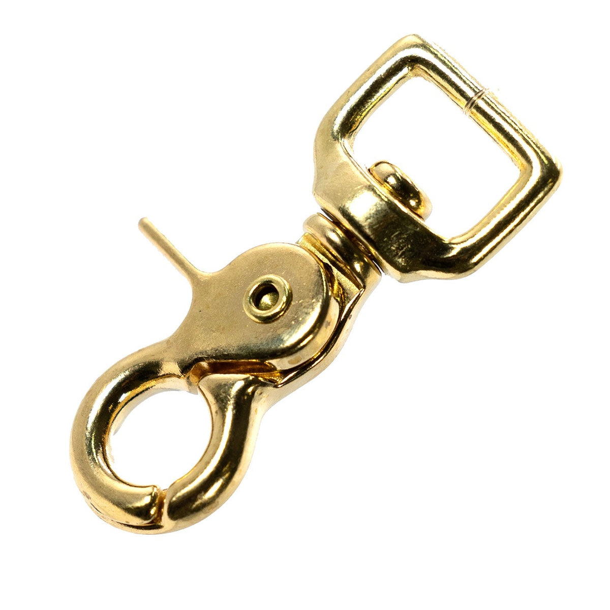 Solid Brass Trigger Snap w/ Square Swivel Eye — Lambert Vet Supplies