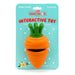 Jeffers Carrot Natural Rubber Treat Dispensing Dental Dog Chew Toy with Slit - I7QR - Multi - Medium - 1 - 7