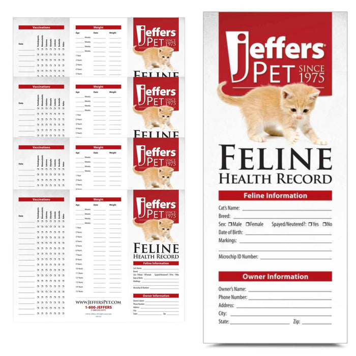 Jeffers Cat Health Records - JVC2-5 - 5 - 8