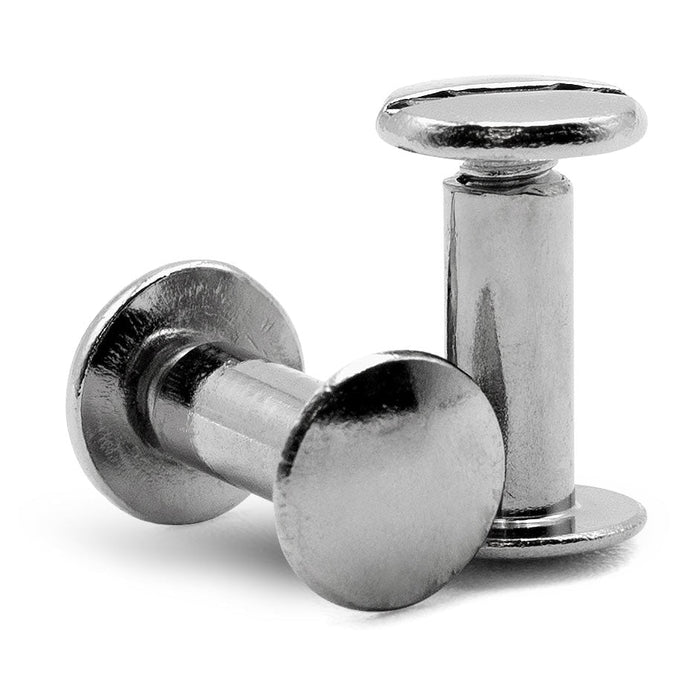 Jeffers Chicago Screws for Leather & Tack, 10 Pack - IACU - 1/2" - 10 pk - 7