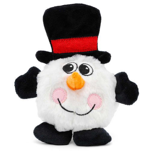 Jeffers Christmas Character Plush Orbs Squeaker Dog Toy - I71B7 - Snowman - 1 ct - 1