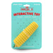 Jeffers Corn Cob Natural Rubber Treat Dispensing Dog Chew Toy with Dental Benefits - I7QC - Yellow - Medium - 1 - 6