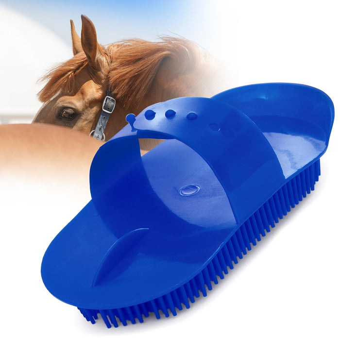 Jeffers Curry Comb for Horses with Adjustable Handle - IAAE - Assorted - 1 ct - 1