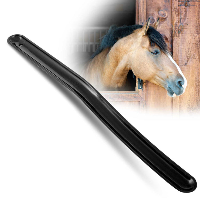 Jeffers Curved Plastic Sweat Scraper for Horses - IAA0 - Black - 1 ct - 1