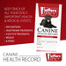 Jeffers Dog Health Record - JVD1-25 - 25 Pack - 9