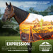 Jeffers Expression 1200 Denier Standard Neck Horse Turnout Sheet, 0 Gram - JEF2E9 - Cattle Drive - 66" - 27