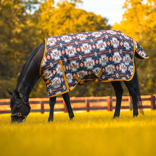 Jeffers Expression 1200 Denier Standard Neck Turnout Horse Blanket, 240 Gram - JEF2S1 - Thunderbird - 66" - 15