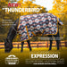 Jeffers Expression 1200 Denier Standard Neck Turnout Horse Blanket, 240 Gram - JEF2S1 - Thunderbird - 66" - 17