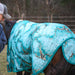 Jeffers Expression 1200 Denier Standard Neck Turnout Horse Blanket, 240 Gram - JEF2SR - Bisbee Blue - 66" - 10