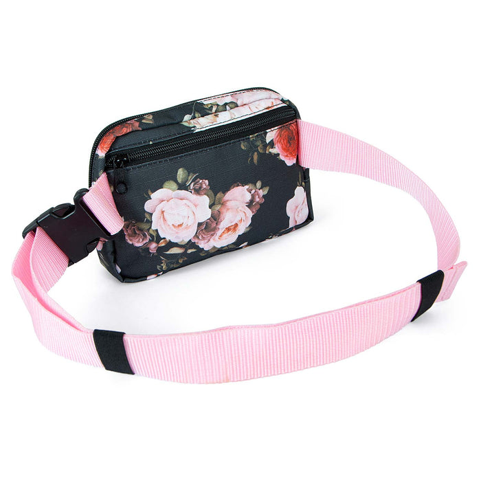 Jeffers Expression Adjustable Strap Belt Bag - JEF2KH - Rose Garden - 4