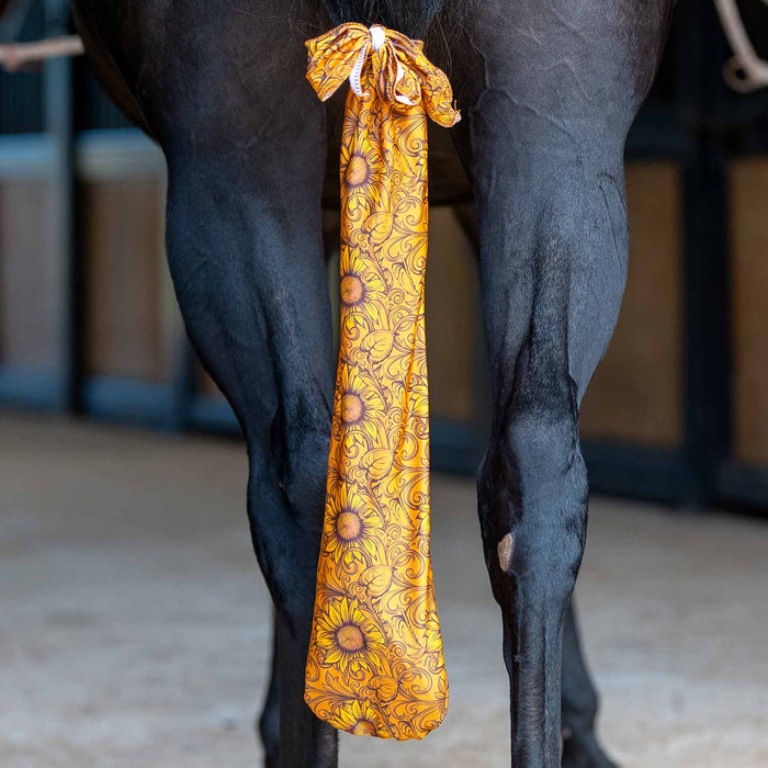 Jeffers Expression Lycra Horse Tail Bag, 24"L - JEF2YK - Bloomin' Toolin' - 3