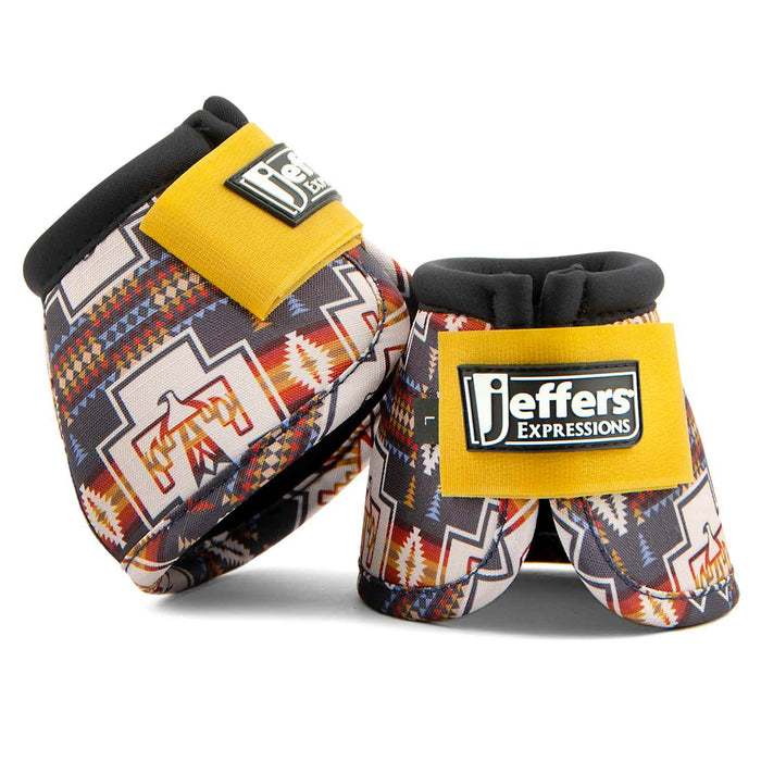 Jeffers Expression No - Turn Bell Boots for Horses, Pair - JEF2XV - Thunderbird - Medium - 2 ct - 19