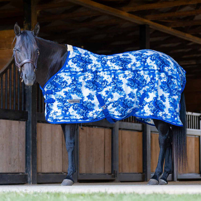 Jeffers Expression Standard Neck Fleece Horse Cooler - JEF2U7 - Equestrian Toile - 66" - 12