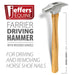 Jeffers Farrier Driving Hammer for Horses - Jeffers - Horse Supplies > Horse Supplies
