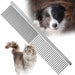 Jeffers Flat Back Pet Grooming Combs - UWCD - 7.5"L - 1 - 1/4" teeth - 11