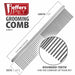 Jeffers Flat Back Pet Grooming Combs - UWCD - 7.5"L - 1 - 1/4" teeth - 12