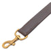 Jeffers Flat Leather Dog Leash with Hand Strap Handle, 6'L - 8M0E - 3/4"W x 6'L - 6