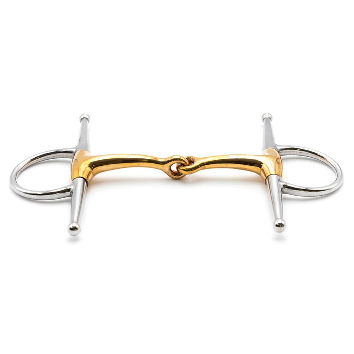 Jeffers Full Cheek Snaffle Horse Bit - A8SC - 5" Copper Mouth - 6