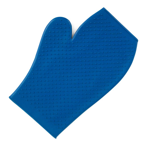 Jeffers GROOMIT - Rubber Grooming Glove for Animals - IAGH - Blue - 2