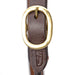 Jeffers Harness Leather Show Halter for Cattle – Includes Lead & Brass Chain - JEF01H - Havana - Small - 1 - 3