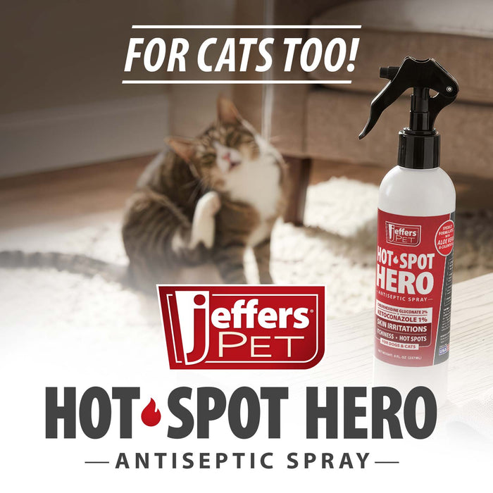 Jeffers Hot Spot Hero Antiseptic Spray for Dogs, Cats and Horses, 8 oz - JEF2Z4 - 8 oz - 3
