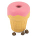 Jeffers Ice Cream Cone Natural Rubber Stuffable Treat Dispensing Dental Dog Chew Toy - I7QV - Multi - Medium - 1 - 15
