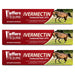 Jeffers Ivermectin Horse Dewormer Gel, Apple Flavored - JVBB-3 - 3 Pack - 12
