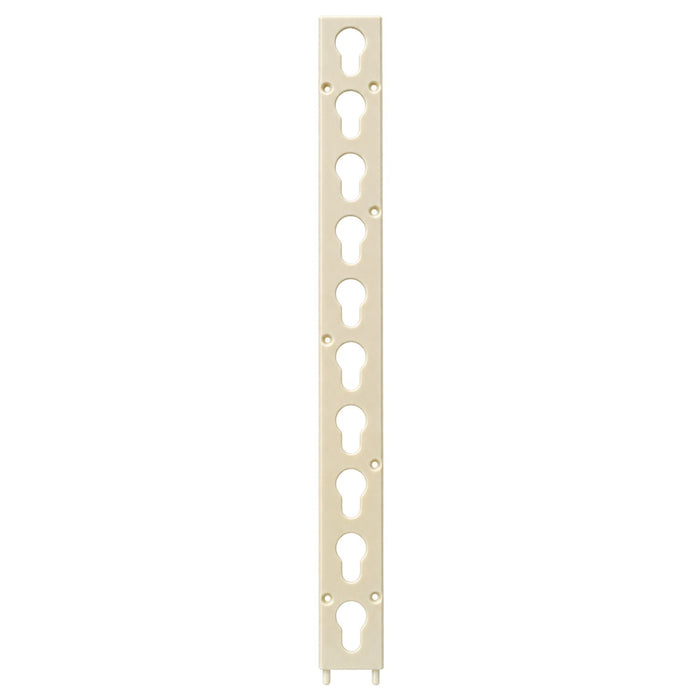Jeffers Keyhole Plastic Jump Track for Horses, Pinless Jump System Rail - IA9Y - White - 12" - Each - 2