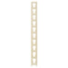 Jeffers Keyhole Plastic Jump Track for Horses, Pinless Jump System Rail - IA9Y - White - 12" - Each - 2