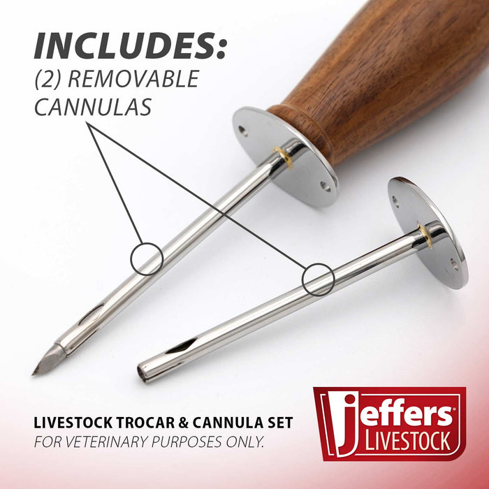 Jeffers Livestock Trocar and Cannula Veterinary Instrument - JIT2 - 4