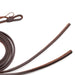Jeffers LuxeLeather Heavy Oiled Split Reins with Weighted Ends for Horses - JEF13K - Heavy Oiled - 5/8" x 8' - 1 Pair - 4