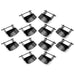 Jeffers Metal Horse Jump Cups, Pair - IAB9-6 - 6 Pack - 12 Pcs - Black - 11