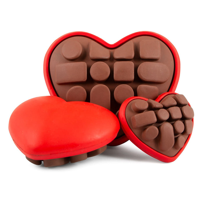 Jeffers Natural Rubber Box of Chocolates Dog Chew Toy for Medium - Chewers - I7Q7 - Multi - Small - 1 - 6