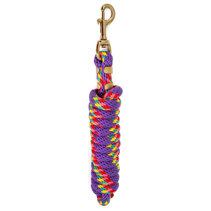 Jeffers Neon Poly Lead Rope with Bolt Snap, 8' - XQEC - Purple - 1 - 7