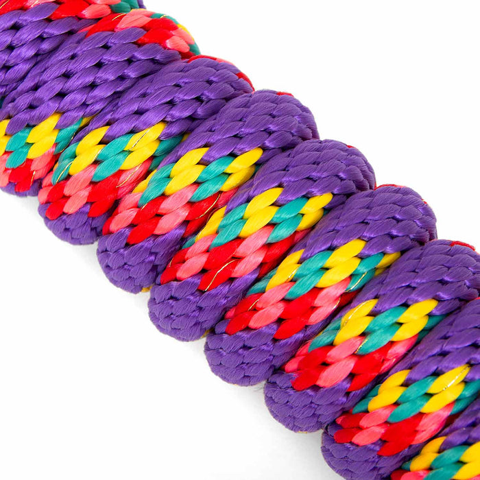 Jeffers Neon Poly Lead Rope with Bolt Snap, 8' - XQEC - Purple - 1 - 8