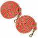 Jeffers Neon Poly Lead Rope with Bolt Snap, 8' - XQED-2 - Pink - 2 - 25